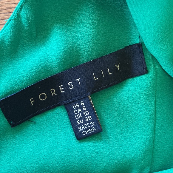 Forest Lily Faux Wrap Dress - Picture 3 of 7